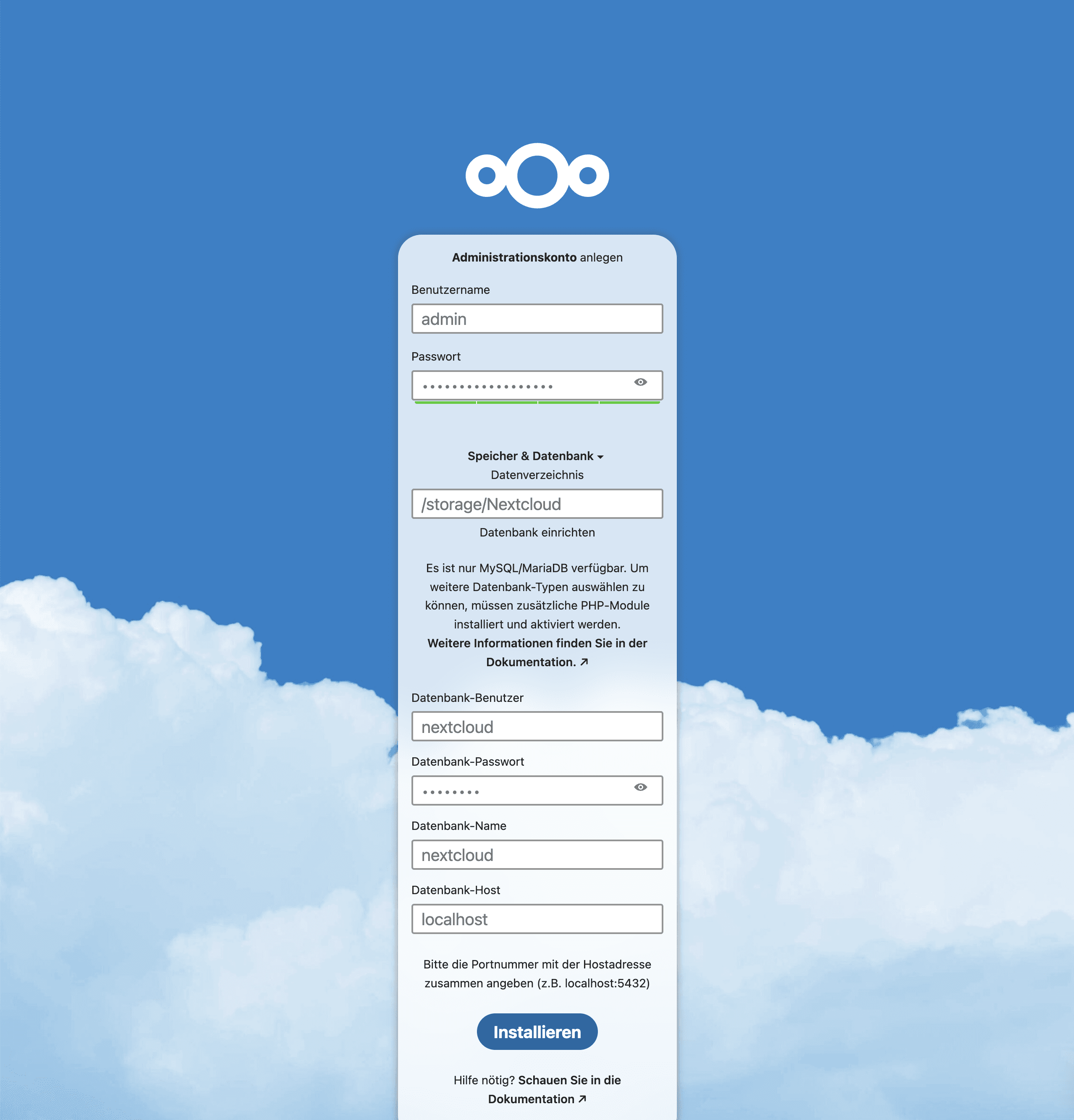 Nextcloud Setup