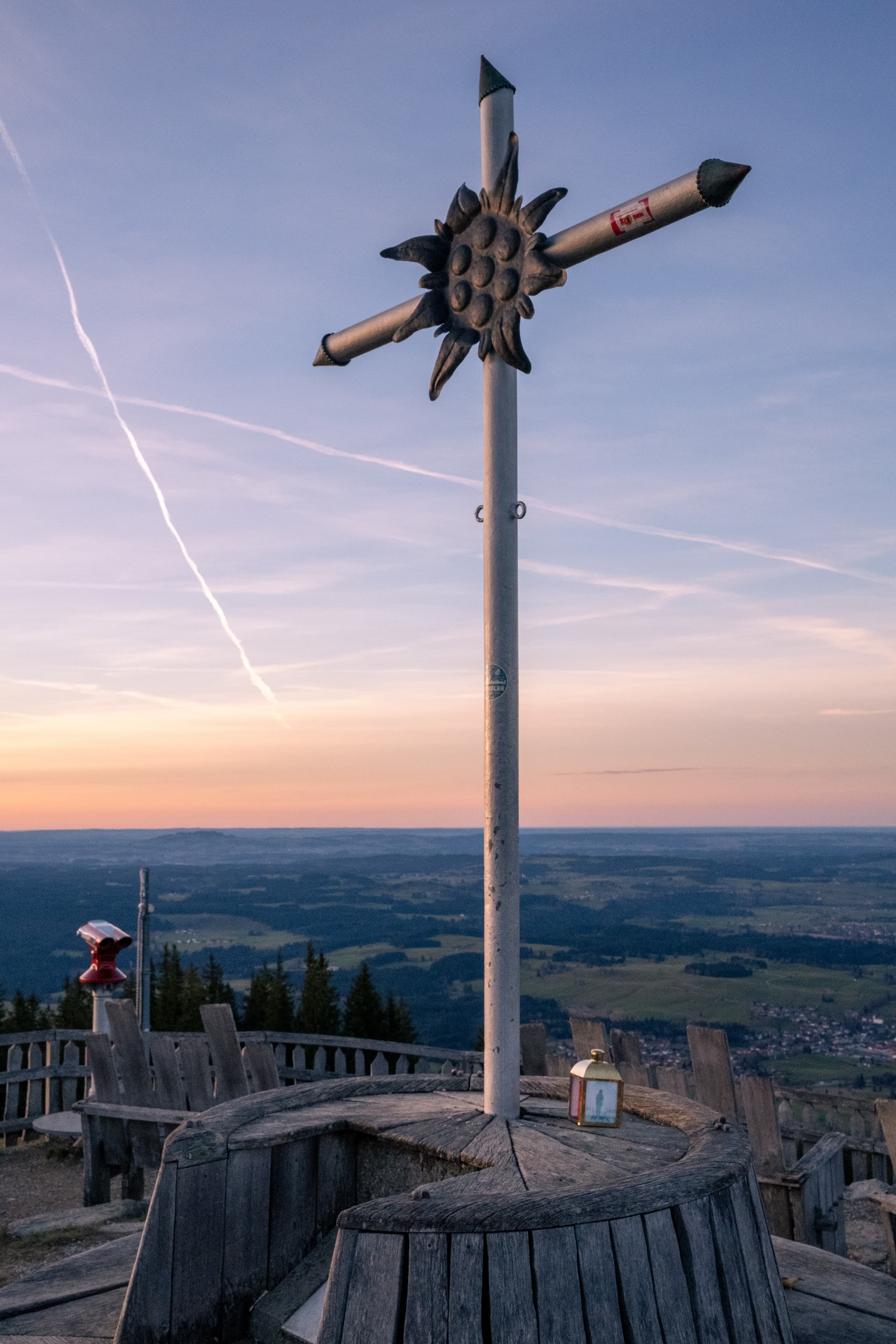 Zeitberg: Gipfelkreuz